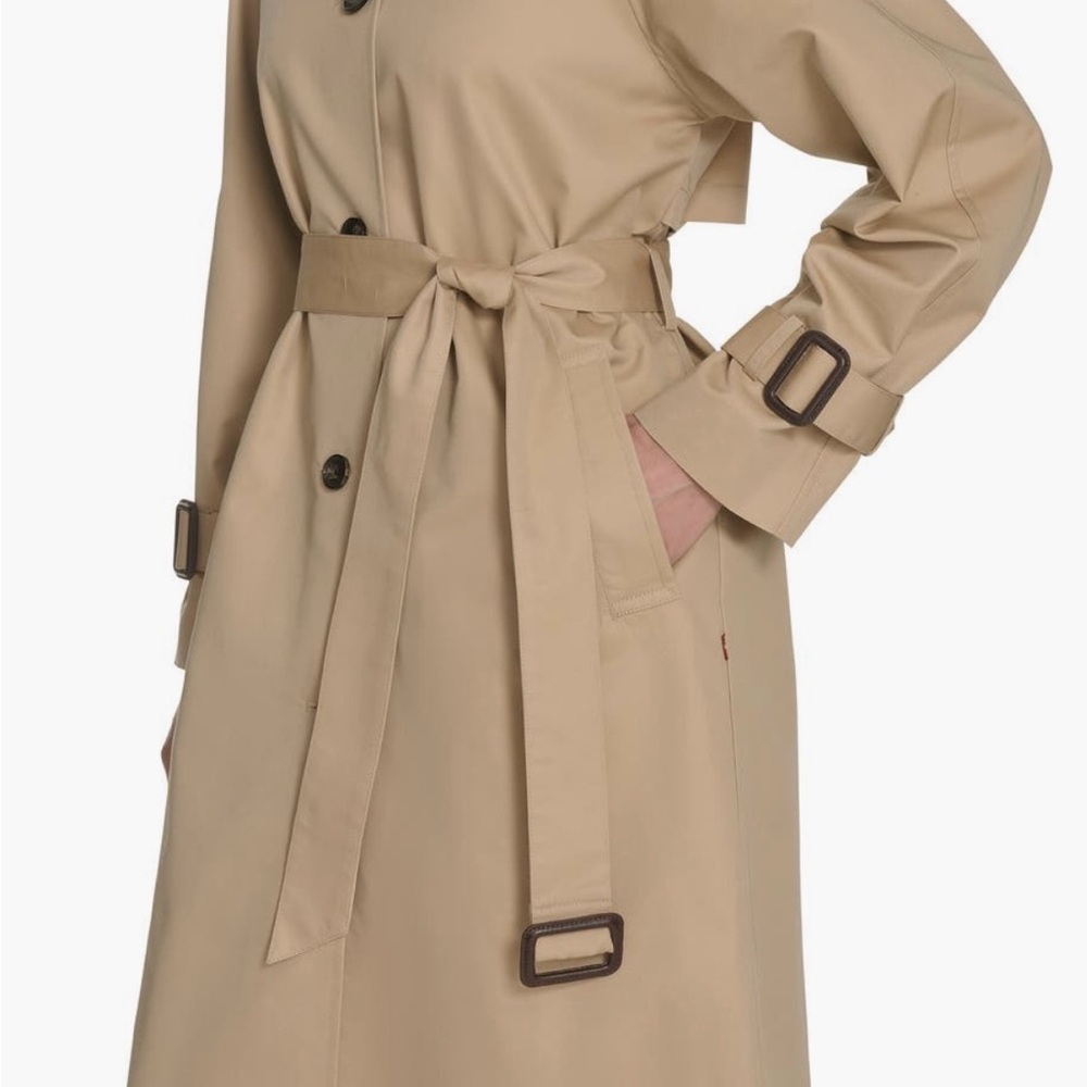 Levi's Beige Belted Trench Coat